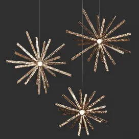 Hanging art lamp zvezda vetvi store